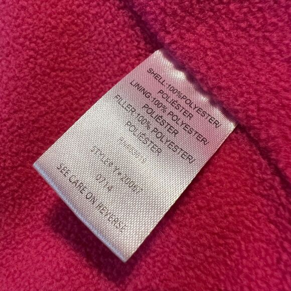 One Step Up Girls Puffer Vest Jacket Leopard Print Fleece Lined Sleeveles Medium - Picture 8 of 9